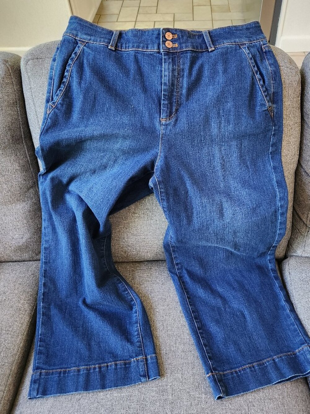 Talbots Indigo Cropped Ankle Jeans - Women's Denim, Like New!